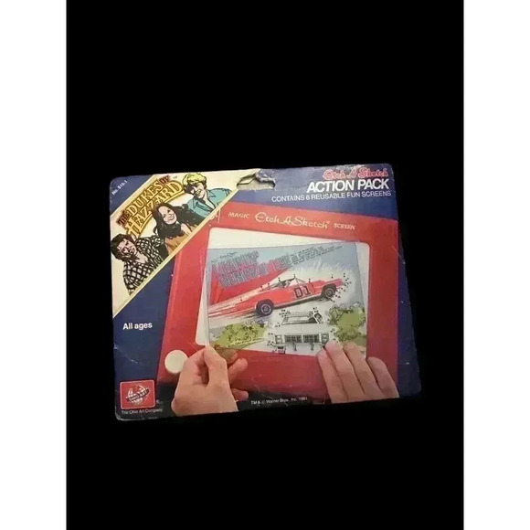 Lot of Dukes of Hazzard Vintage Etch-A-Sketch Action Packs - Picture 11 of 13